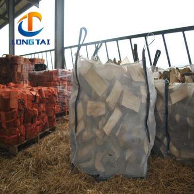 Bulk bags PP woven big bags for firewood plastic FIBC container bag pp jumbo bag for sand building material chemical fertilizer